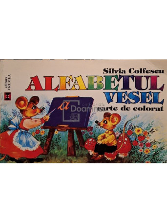 Alfabetul vesel - Carte de colorat - Brosata