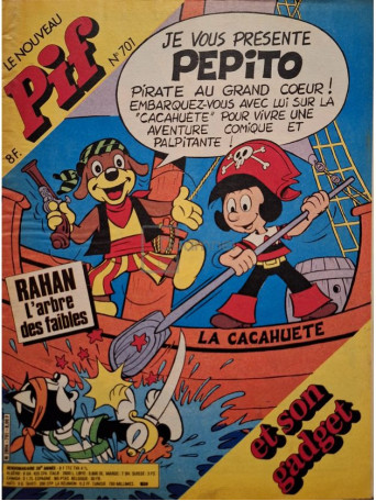 Le nouveau pif, nr. 701, aout 1982 - 1982 - Brosata