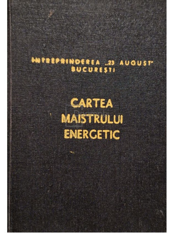 D. Tasca - Cartea maistrului energetic - 1987 - Cartonata