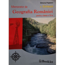 Memorator de geografia romaniei pentru clasa a XII-a