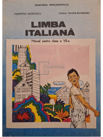 Valentina Negritescu - Limba italiana - Manual pentru clasa a VII-a - 1995 - Brosata