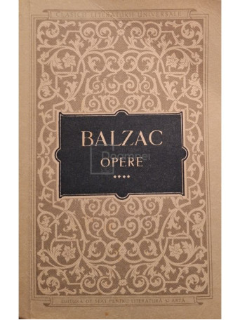 Balzac - Opere, vol. IV - 1958 - Brosata