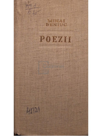 Mihai Beniuc - Poezii - 1969 - Brosata
