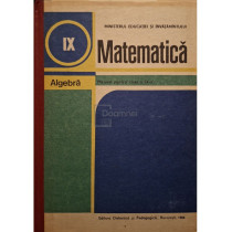 Matematica: algebra - Manual pentru clasa a IX-a
