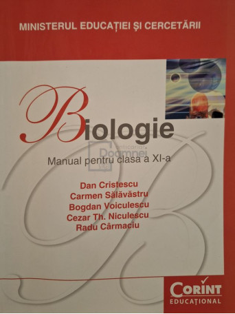 Dan Cristescu - Biologie - Manual pentru clasa a XI-a - 2014 - Brosata