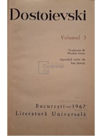 Dostoievski - Opere, vol. 3 - 1967 - Cartonata