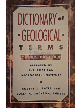 Robert L. Bates - Dictionary of geological terms - 1984 - Brosata