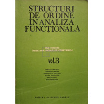 Structuri de ordine in analiza functionala, vol. 3