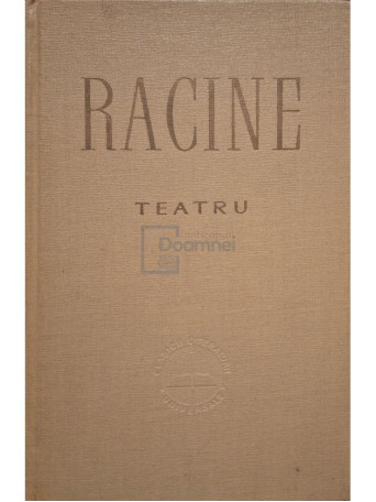 Jean Racine - Teatru - 1959 - Cartonata