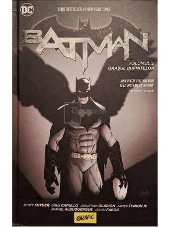 Scott Snyder - Batman, vol. 2 - Orasul bufnitelor - 2020 - Cartonata