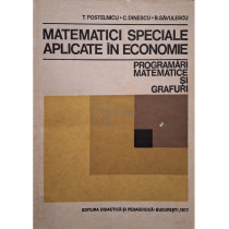 Matematici speciale aplicate in economie