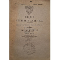 Tratat de geometrie analitica, caietul 2 - Conicele