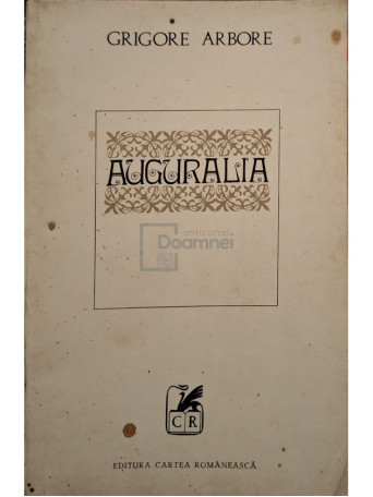Grigore Arbore - Auguralia - 1972 - Brosata