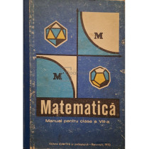 Matematica - Manual pentru clasa a VIII-a