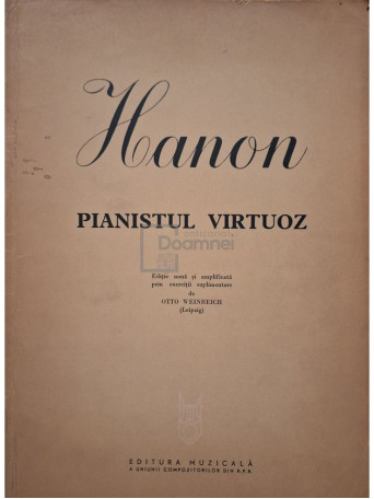 Otto Weinreich - Hanon, pianistul virtuoz - 1965 - Brosata