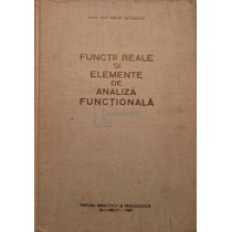 Functii reale si elemente de analiza functionala