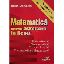 Matematica pentru admitere in liceu