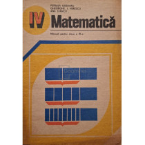 Matematica - Manual pentru clasa a IV-a
