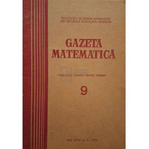 Gazeta matematica, anul LXXX, nr. 9 - 1975