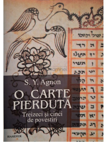 S. Y. Agnon - O carte pierduta - 2014 - Brosata