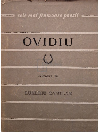 Publius Naso Ovidiu - Tristele - 1957 - Brosata