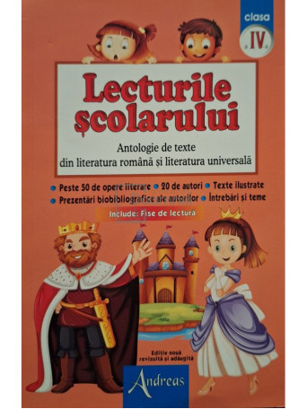 Luminita Draghici - Lecturile scolarului clasa a IV-a - 2020 - Brosata