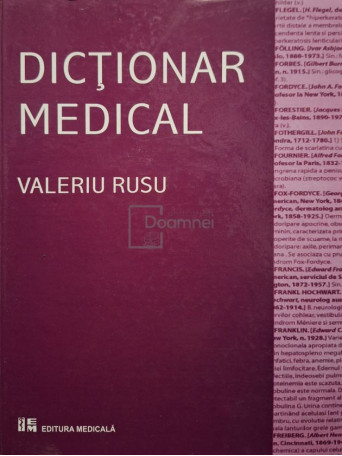 Valeriu Rusu - Dictionar medical - 2007 - Cartonata