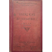 Exercices d'algebre