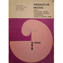 Indrumator metodic pentru dezvoltarea vorbirii la clasa I