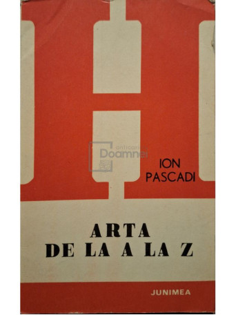 Ion Pascadi - Arta de la a la z - 1978 - Brosata
