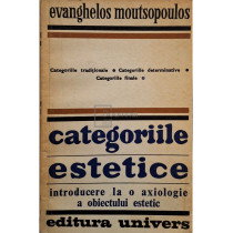 Categoriile estetice introducere la o axiologie a obiectului estetic