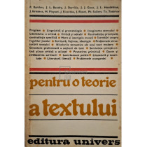 Pentru o teorie a textului