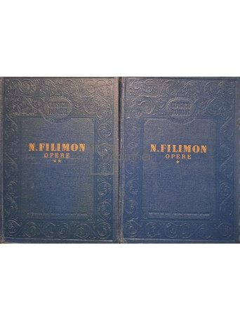 Nicolae Filimon - Opere, 2 vol. - 1957 - Cartonata