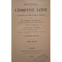 Histoire de l'eloquence latine