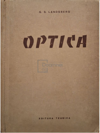 G. S. Landsberg - Optica - 1958 - Cartonata