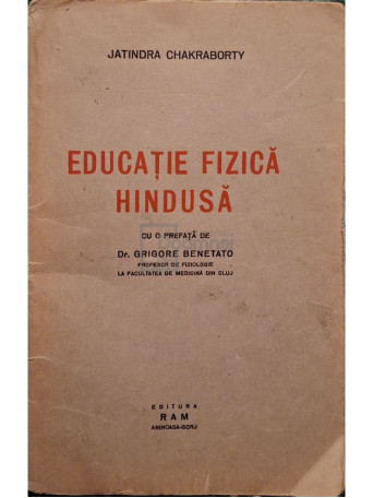 Jatindra Chakraborty - Educatie fizica hindusa - Editie interbelica - Brosata