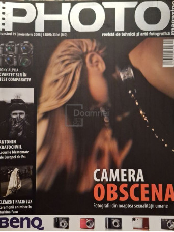 Harris Wallmen - Revista Photo Magazine, vol. 39 - Camera obscena - 2008 - Brosata