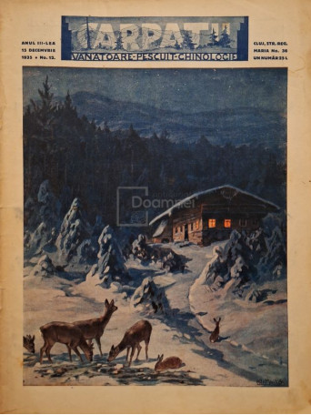Ionel Pop (ed.) - Revista Carpatii, anul III, nr. 12 - 15 decembrie 1935 - 1935 - Brosata