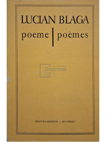 Lucian Blaga - Poeme / Poemes - 1974 - Cartonata