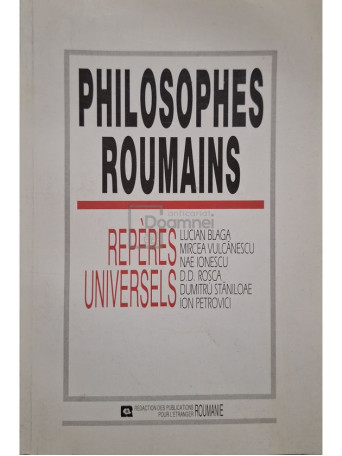 Victor Botez - Philosophes roumains - Reperes universels - Brosata