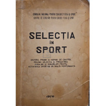 Selectia in sport