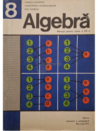 Ivanca Olivotto - Algebra, manual pentru clasa a VIII-a - 1977 - Brosata