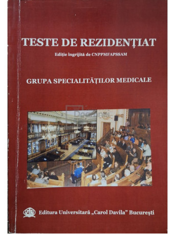Victor Lorin Purcarea - Teste de rezidentiat - Grupa specialitatilor medicale - 2003 - Brosata