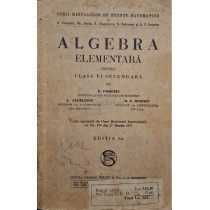 Algebra elementara pentru clasa VI secundara, editia I