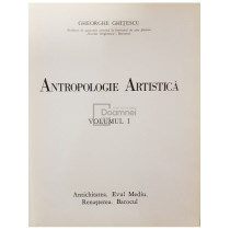 Antropologie artistica, vol. 1