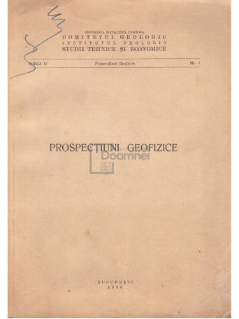 Prospectiuni geofizice, seria D, nr. 5 - 1966 - Brosata