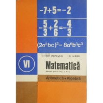 Matematica - Manual pentru clasa a VI-a - Aritmetica, algebra