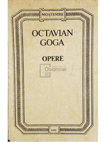 Octavian Goga - Opere - 1994 - Cartonata