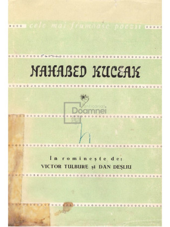 Nahabed Kuceak - Poezii - 1962 - Cartonata