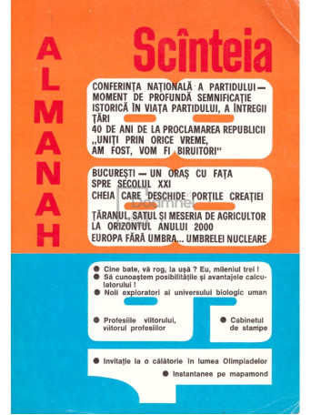 Almanah Scanteia 1988 - 1988 - Brosata